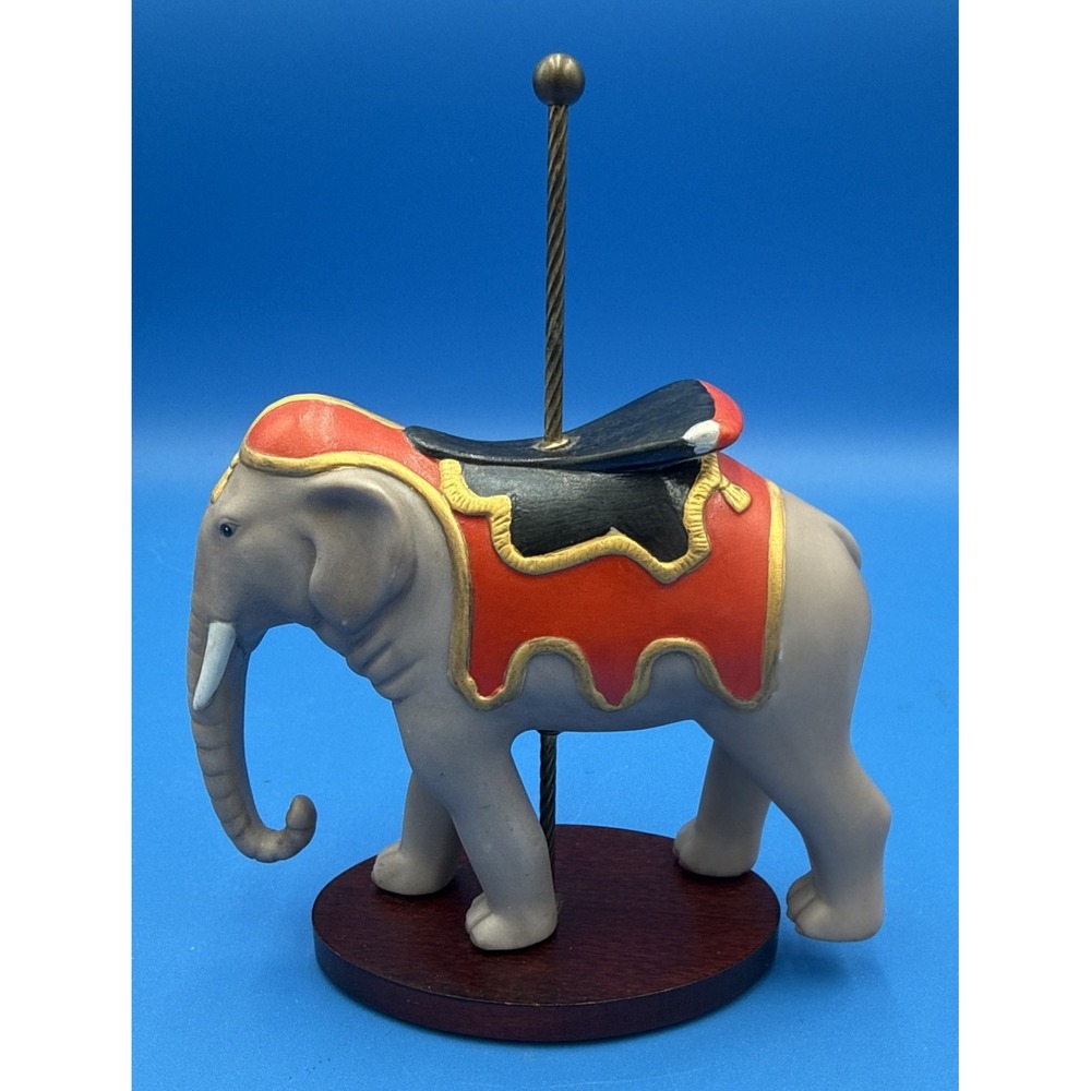 Vtg Franklin Mint Carousel‎  Elephant Treasury of Carousel Art 1988